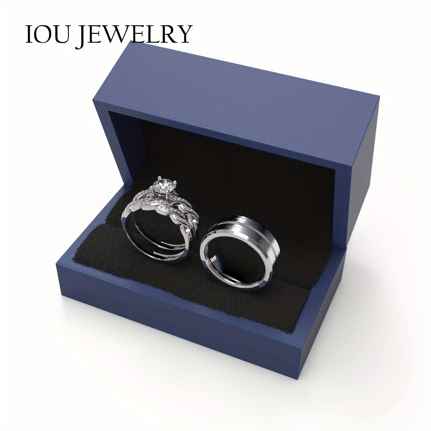 Smyoue Anillo De Moissanita 4,75 Cttw Para Mujer, Banda De Boda Con Diamantes Brillantes Joyer