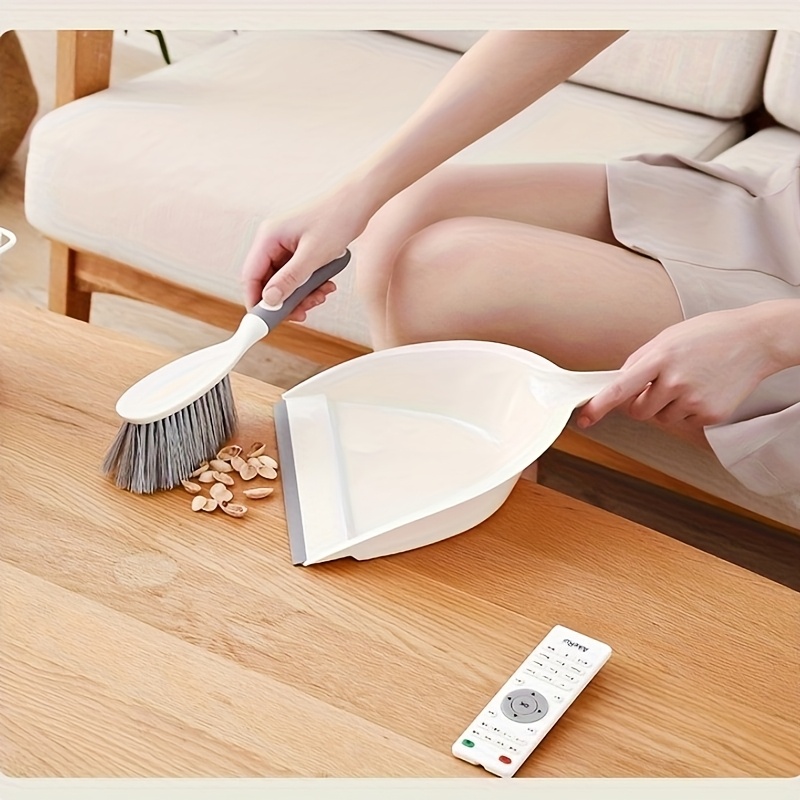 dust removal set 2 in 1 small broom and dustpan for home use suitable for   room bedroom Product details 0
