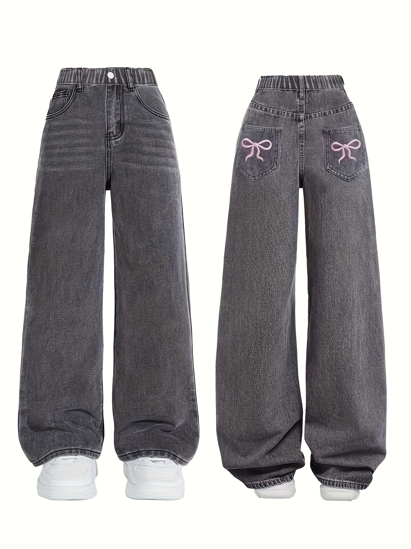 jeans in denim ragazze jeans a in Temu Italy