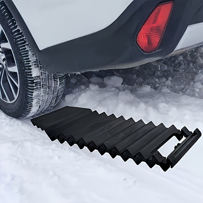 

Heavy-duty Portable Rubber Snow Traction Pad For Wheels - Heat & Wear Resistant, , , 325mm X 15mm, Black, Pp Material, Anti-slip Design For Winter Vehicle Assistance