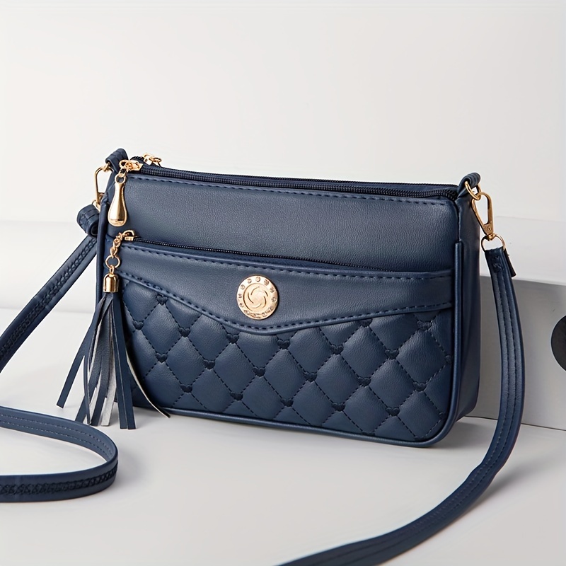 Image of Retro Love Large Capacity Lady Shoulder Bag -match Small Square Bag Crossbody Middle-aged Woman Bag Shopping Bag