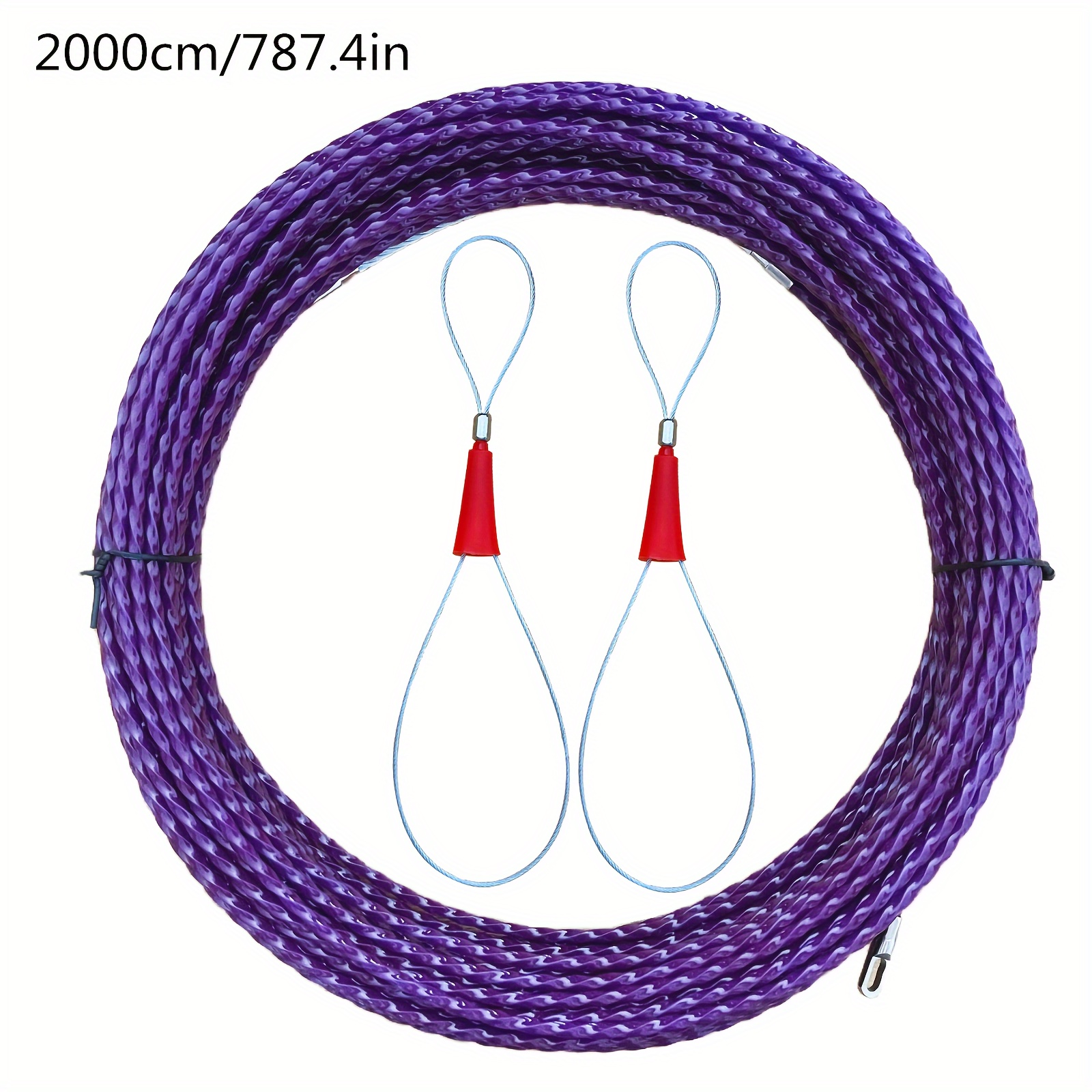 TEMU Kit de Tapisser de Câble Électrique à Fil 5m/10m/20m Rodder pour Passage Murale