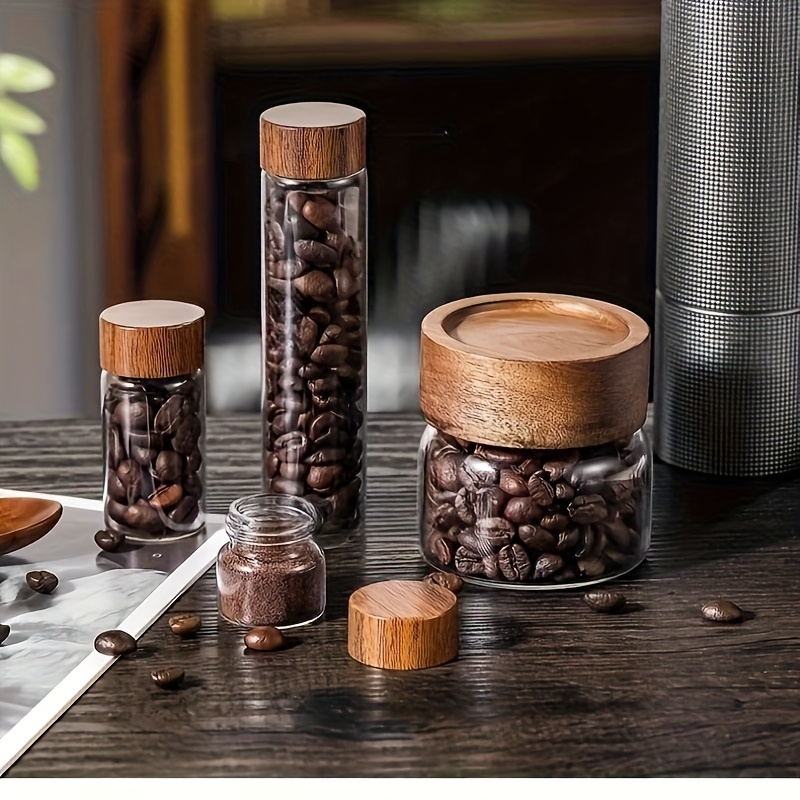 2/4/8 piezas de frascos de vidrio de grado alimenticio de 10ML/20ML/30ML para almacenamiento (con tapas de plástico) - Mini recipientes sellados multifuncionales GSIGD, ideales para guardar especias, condimentos, granos de café, flores secas y hojas de té, adecuados para polvos secos, joyería