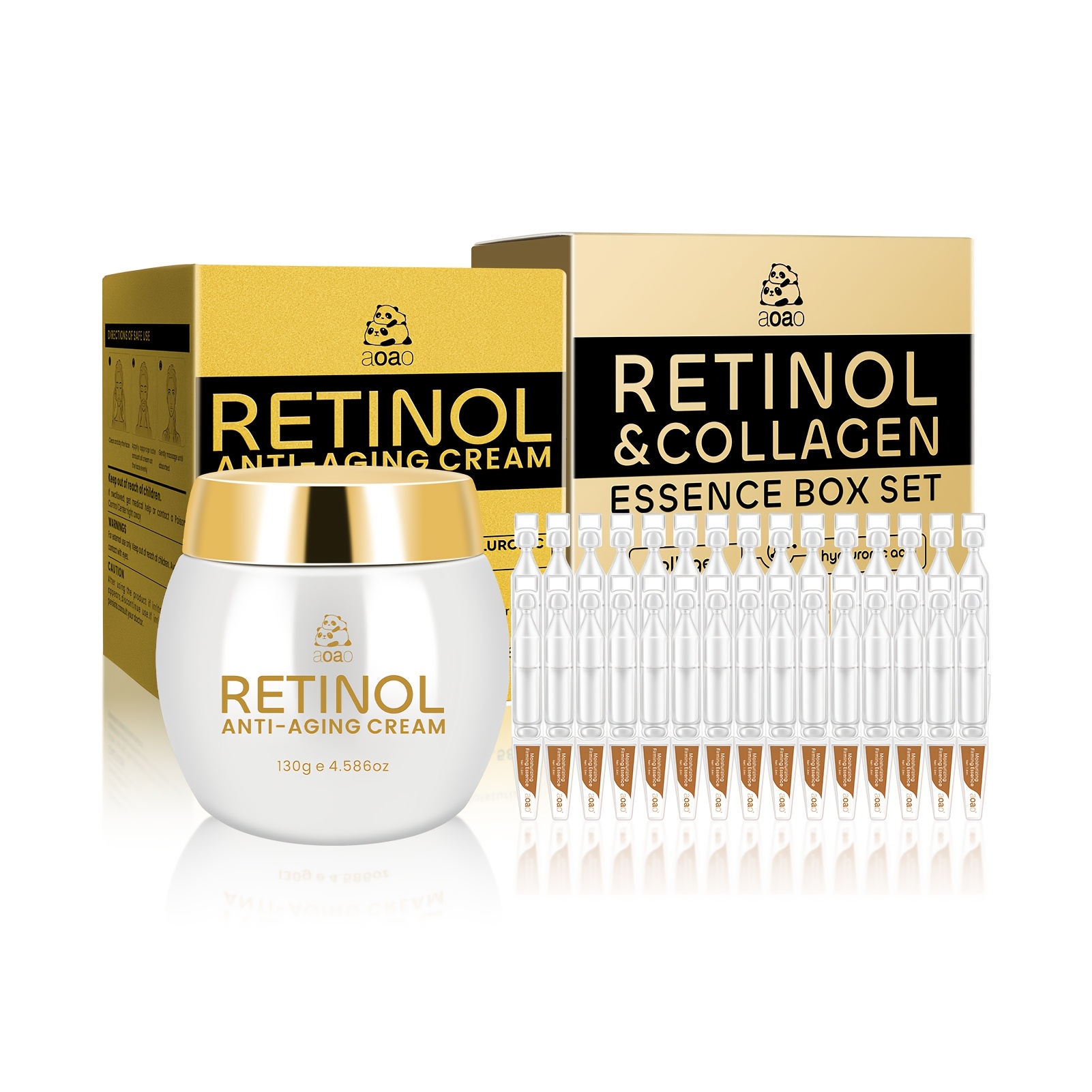 Image of 31pcs Retinol Facial Skincare Set Moisturizing & Firm Smoothes Cream And Serum /anti-wrinkle Skincare Make Skin Looking