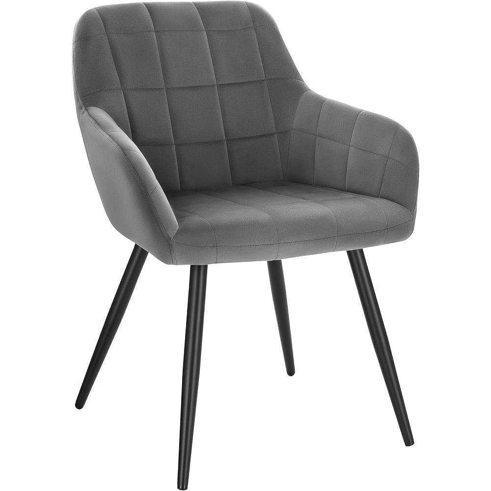 Image of Dining Chair Kitchen Chair Living Room Chair Armchair With Comfortable Backrest, Velvet Seat, 1/2/4/6pcs, Suitable For Kitchen, Dining Room, Bedroom And Living Room