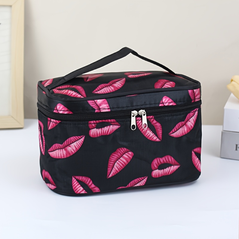 Chic Cosmetic Bag - Spacious & Portable Makeup Organizer For Travel,, Polyester, Mixed Colors