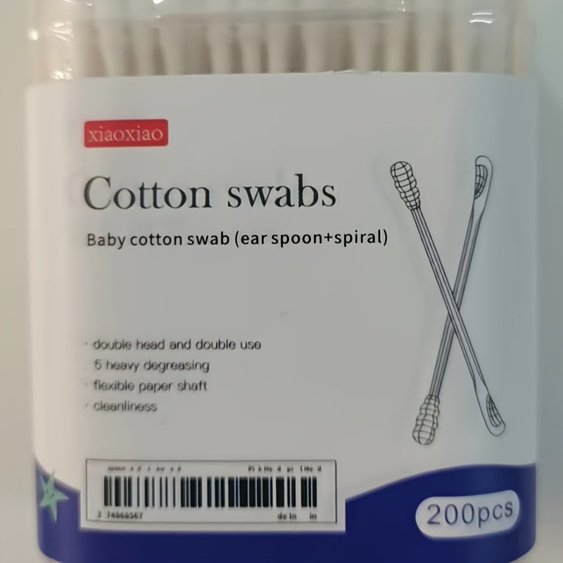 Cotton Cleaning Sticks, Baby Cotton Swab