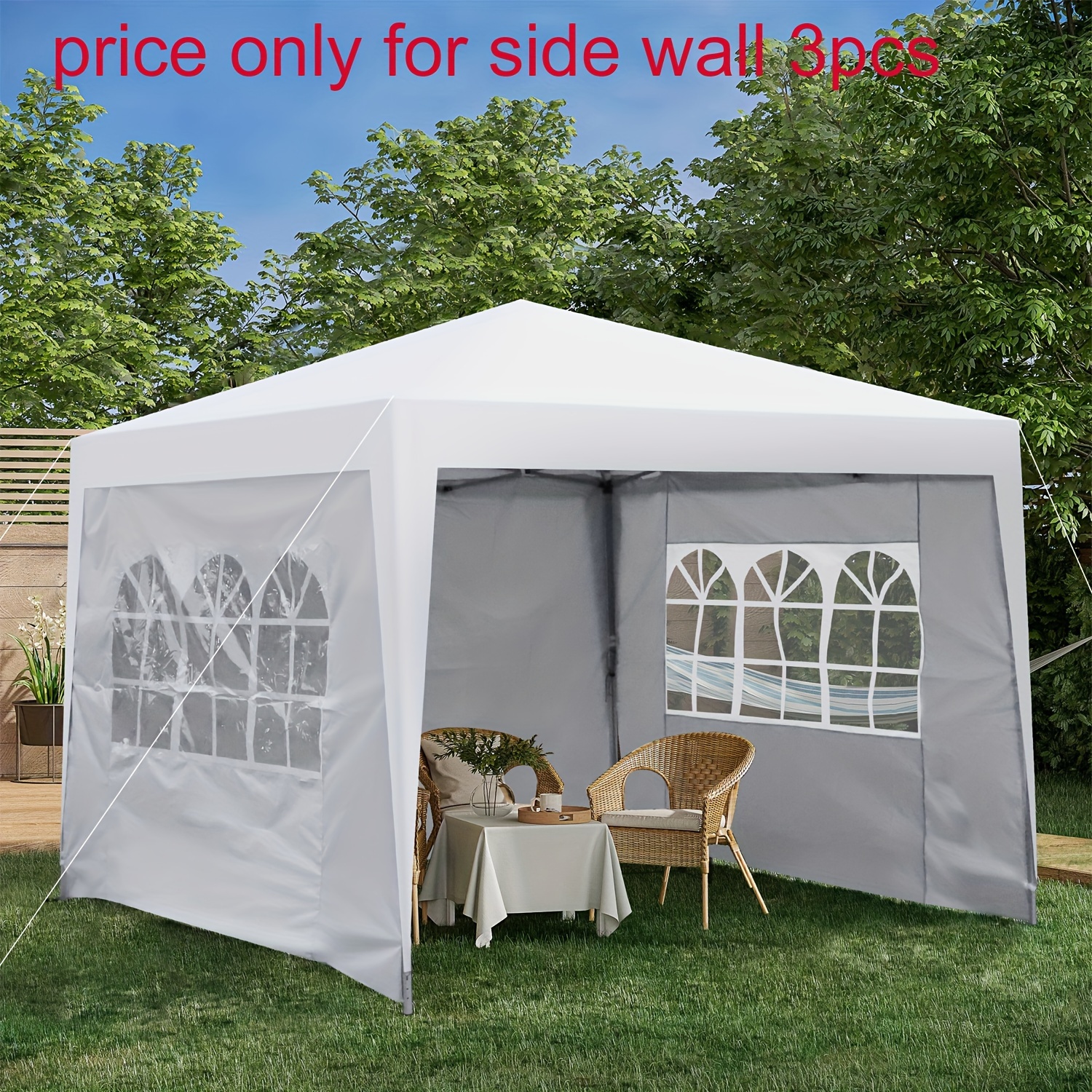 Canopy with sunwall best sale