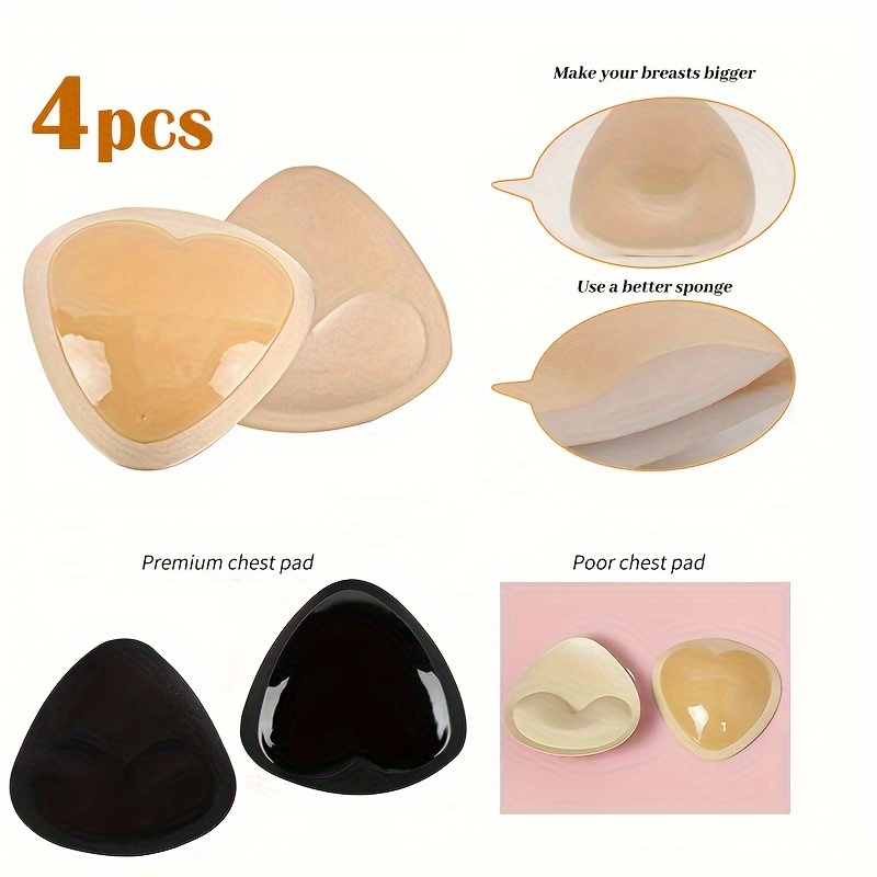 Buy Women Bra Pads Inserts Lift Inserts Breathable Push Up Sticky Silicone  Bra Cups Online at desertcartSeychelles