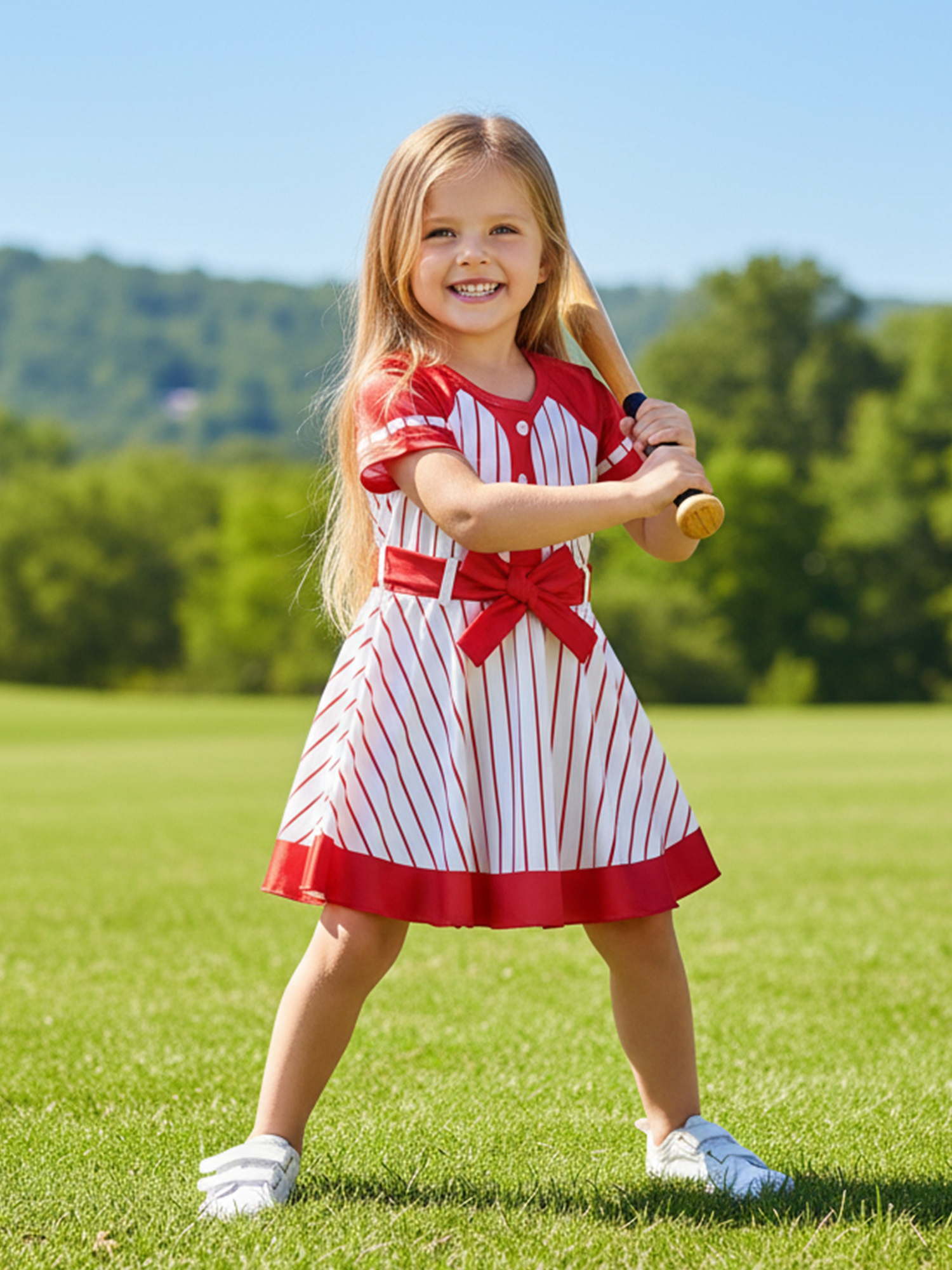 baseball dress sold on Temu United States