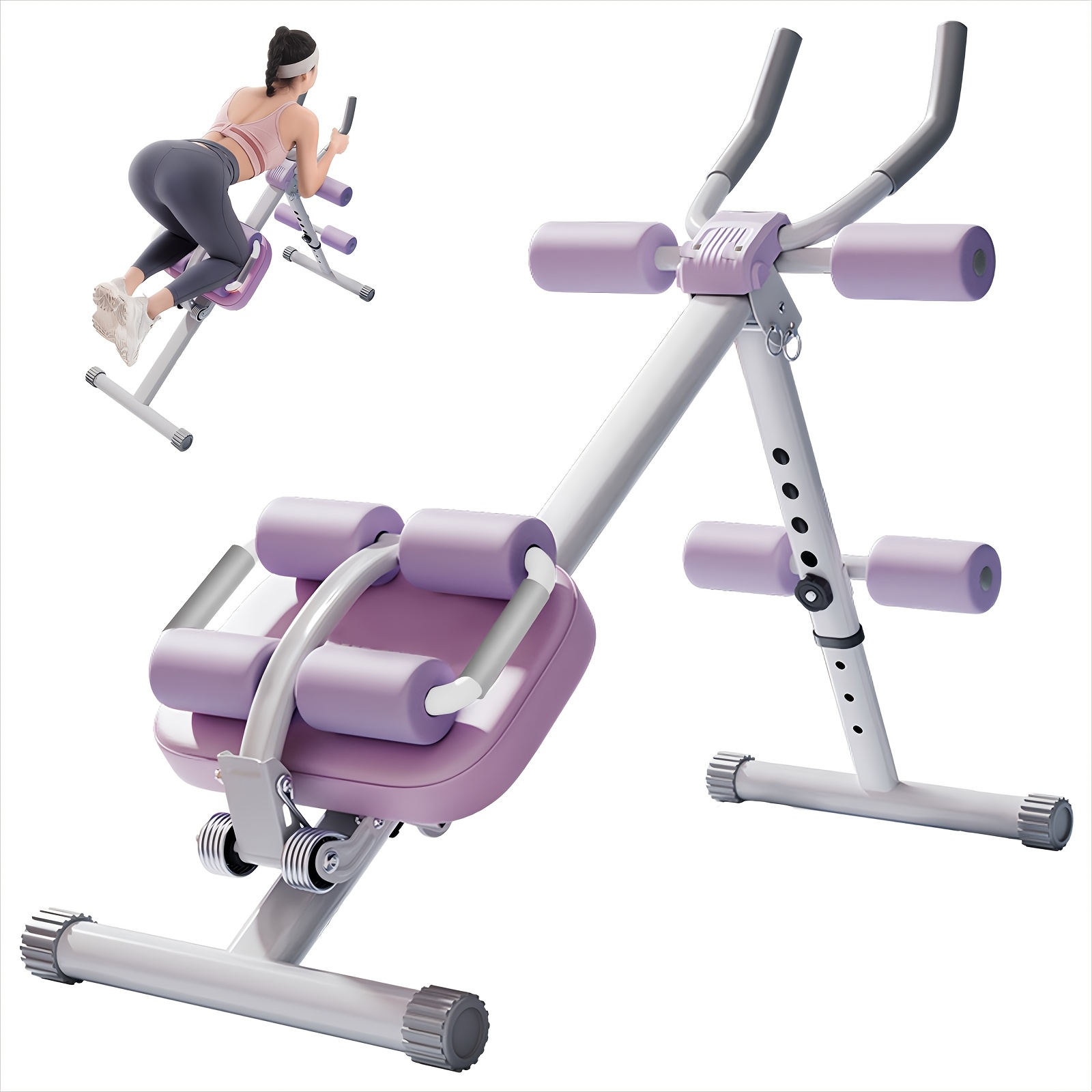 TEMU Home Abdominal Trainer: A Foldable Core Workout Machine Designed For Strength Training And Body Sculpting. Provides Full-, Ideal For Home Gym