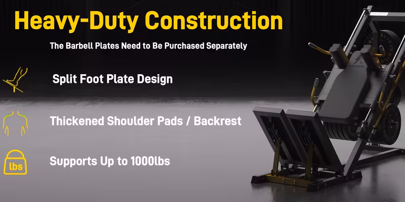 squat equipment featuring an adjustable iso plate and linear bearings for home fitness Product details 0