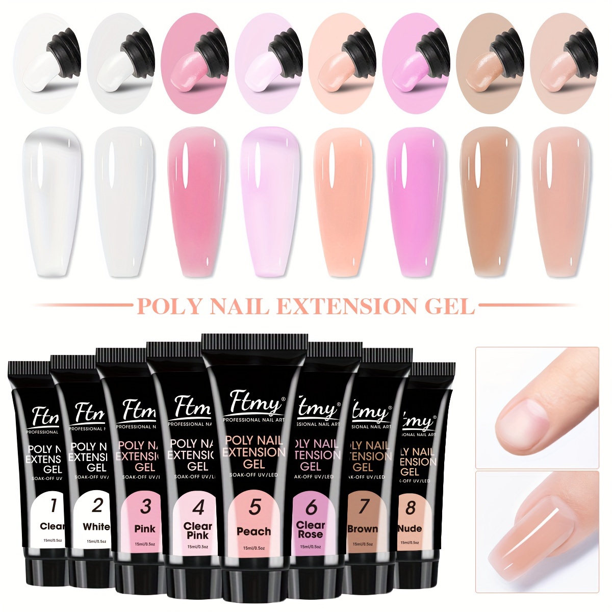 

15ml Gel Clear Gel Set, Kit Art ,