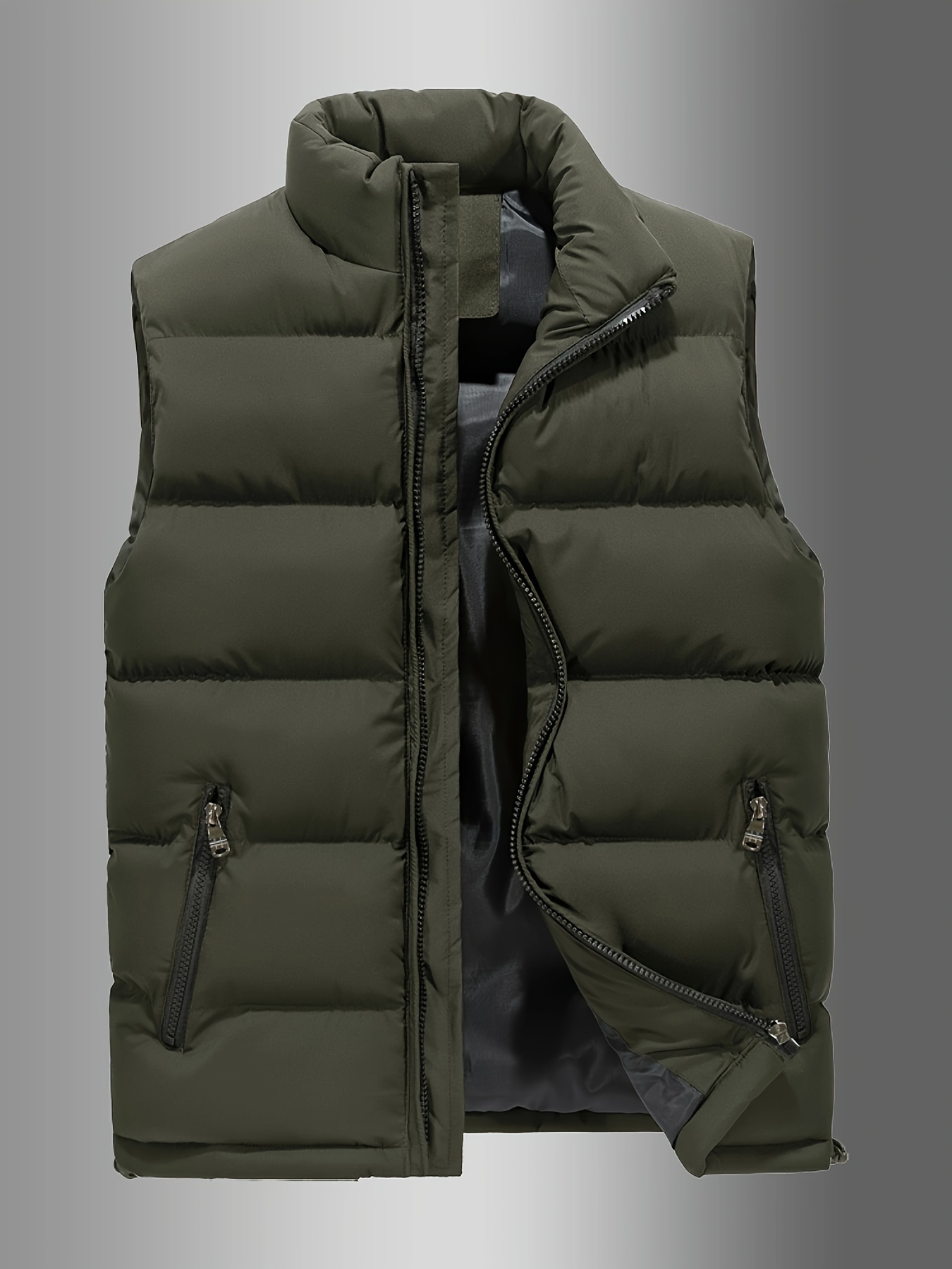 men's vest autumn winter increase thick lightweight fashion Temu