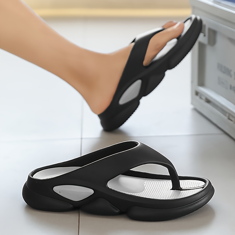 mens summer breathable cut out slide sandals     cover upper fabric inner sole round toe   home casual wear breathable sandals minimalist slippers synthetic cover sandal Product details 14