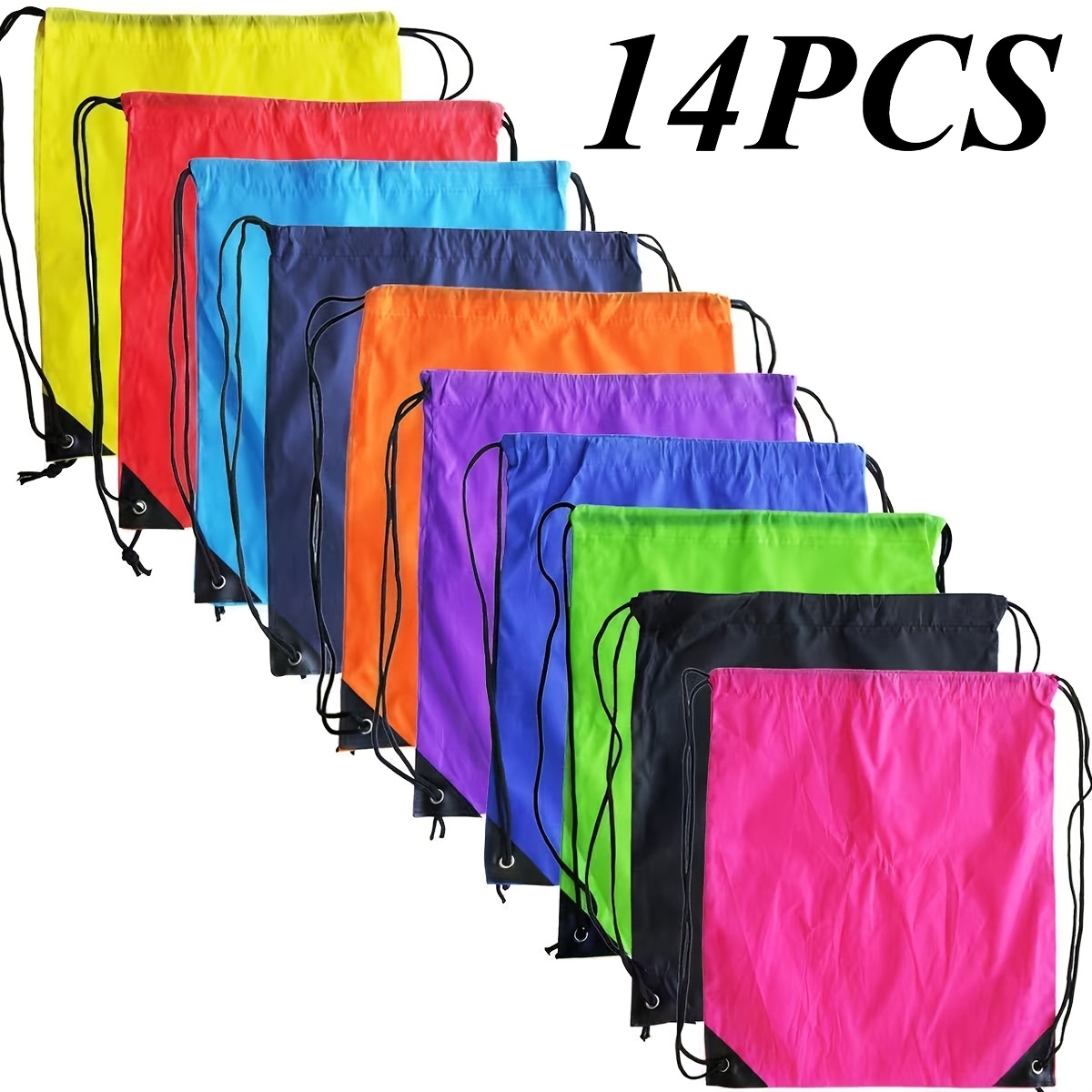 Loose Drawstring Backpack, Drawstring Sports Bag, Random Color Suitable For Parties, Gyms, , , Swimming, , Event Bags