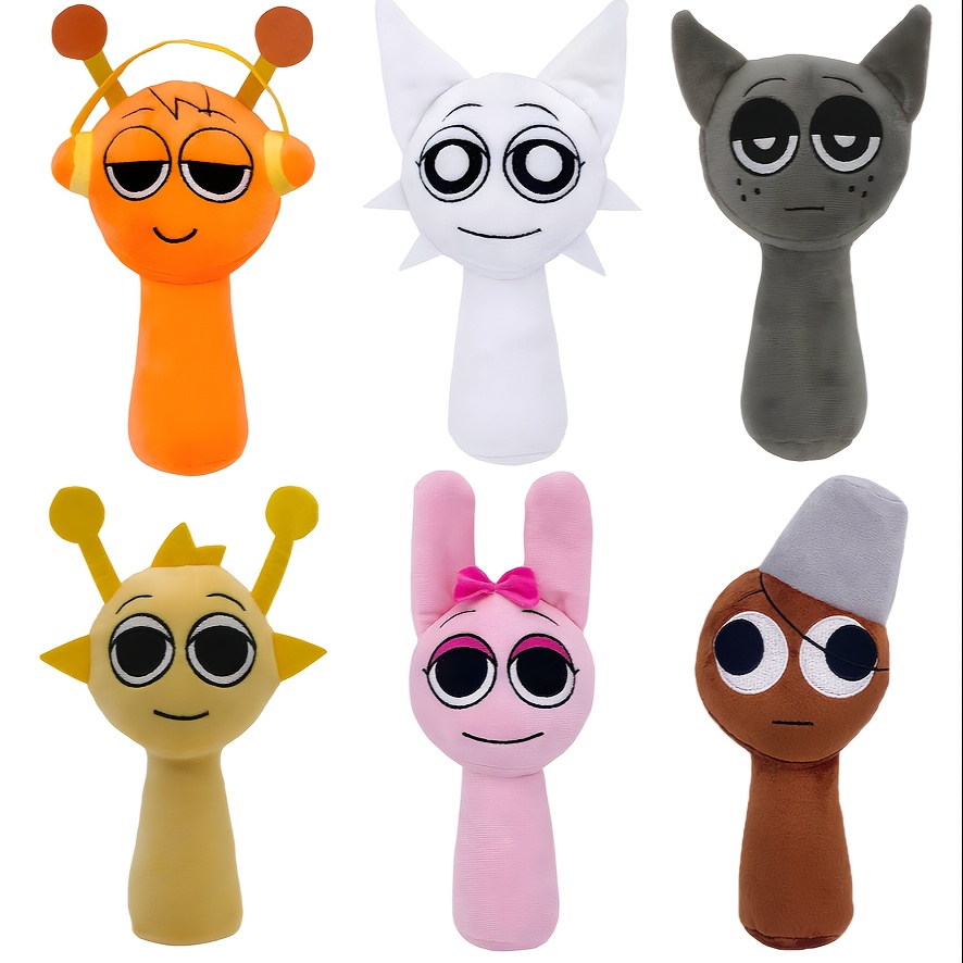 TEMU Mini Figurines Game Favors Party, Fans Christmas Gifts, Birthday Office Adult Room Figurines Decoration (6pcs)