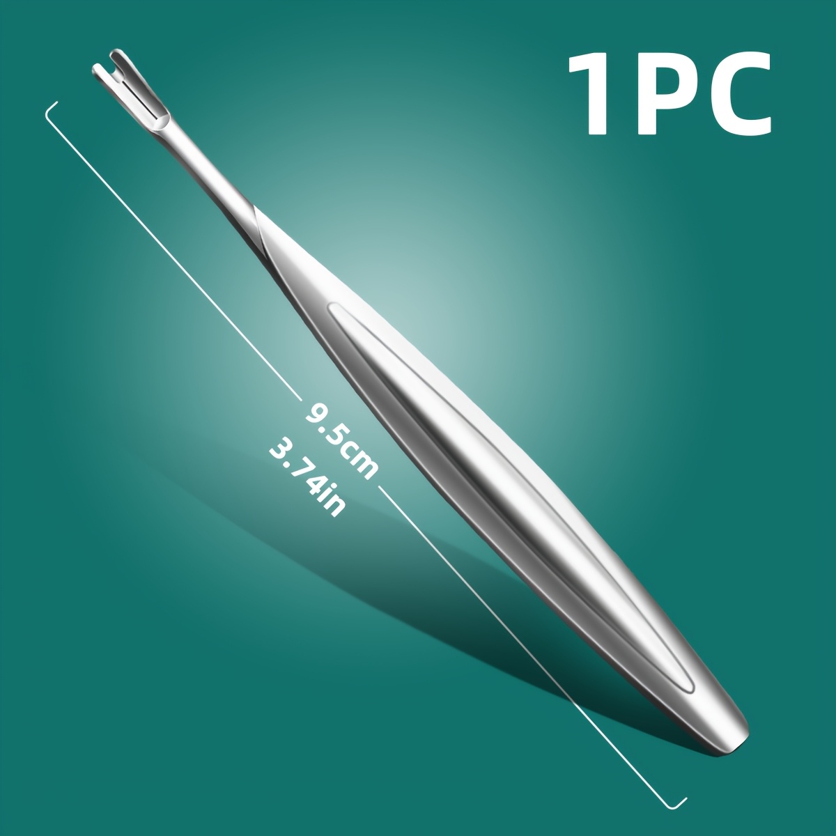 Image of Stainless Steel Cuticle Remover, Cuticle Care Tools, Silvery Dead Skin Cuticle Pusher Trimmer Pedicure Nail Tools Thickened Handle Push Knife Nail Tool, Easy To Carry