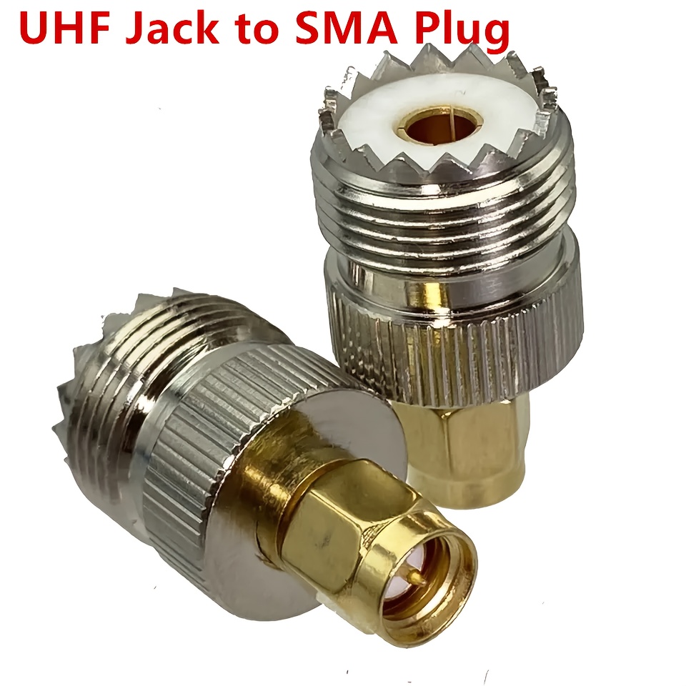 1 stuks UHF SO239 PL259 naar SMA Mannelijke Plug En Vrouwelijke Jack RF Coaxiale Adapter Connector Draad Terminals Rechte Messing