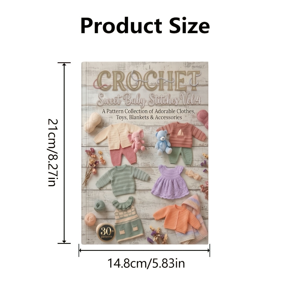 TEMU et modèles de crochet. Une collection de adorables de vêtements, de jouets, de couvertures et d'accessoires, collection de de tricot pour les