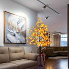 1pc 4ft 5ft lighted led artificial floor lamp tree for party birthday holidays wedding fall decoration christmas decor halloween decor