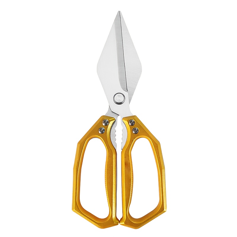 heavy duty stainless steel kitchen shears multi functional poultry fish scissors for chicken duck and fish ideal for cooking baking and meal prep design in silvery golden or red kitchen shears ergonomic handle durable kitchen tool kitchen shears Product details 5