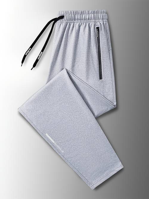 mens sweatpants with drawstring and pockets regular fit and sports trousers for spring and autumn running and daily outerwear pants for men