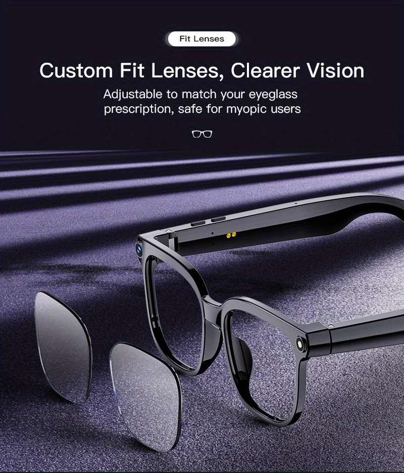 valentines day gifts 4k camera smart glasses ai smart glasses with real time translation object recognition open ear audio ultra   ideal for outdoor cycling work travel   to     hd audio Product details 3