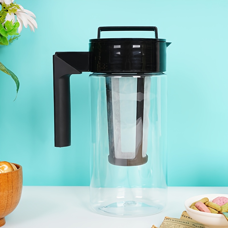 1pc 900ml Cold Brew Iced Coffee Maker With Coffee Filter And Handle: retailer-supplied image
