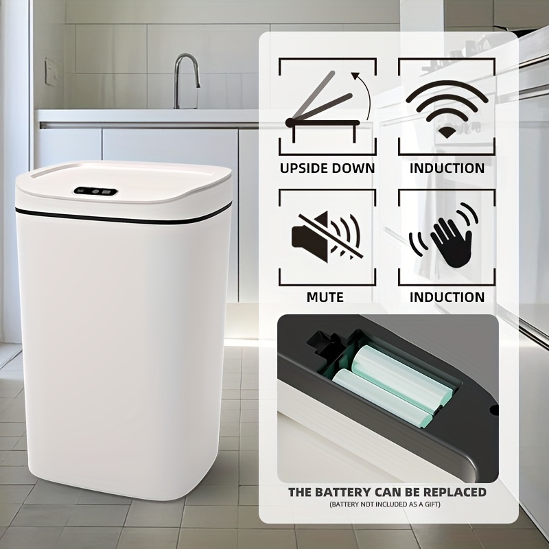  activated trash can odor sealing stylish durable with easy for home and office use details 7
