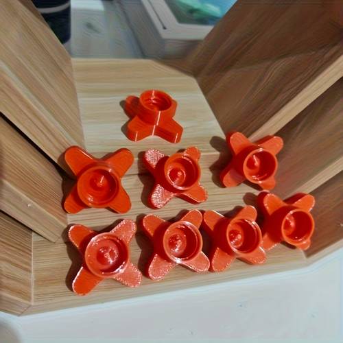 set da 8 pezzi di coperture di tenuta poligonali -indurimento per standard, di perdite e di sprechi. riutilizzabili con tappi di tenuta filettati, adatti per tubi di agenti di riempimento e accessori per utensili di decorazione