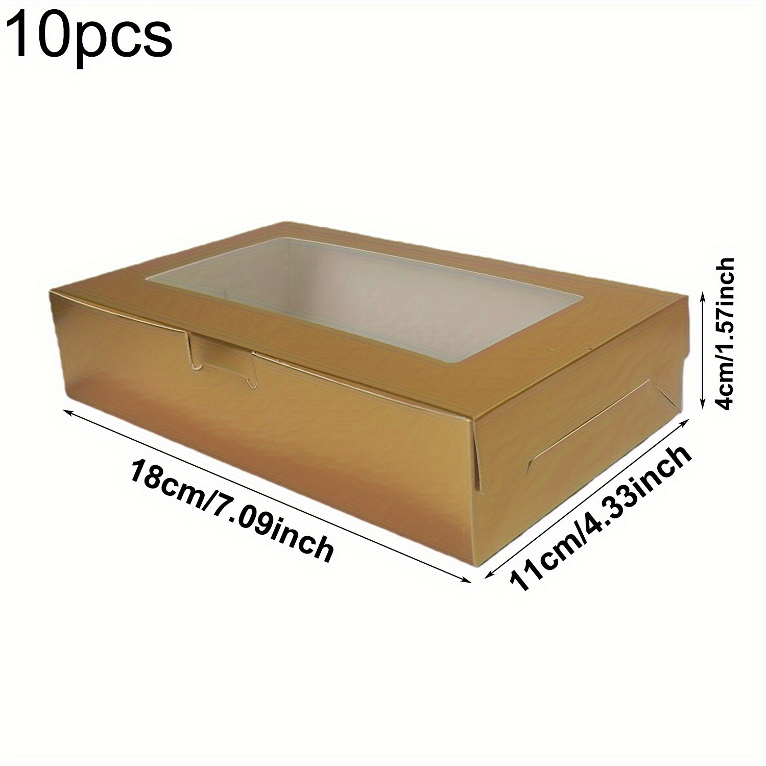 TEMU 10pcs (pack) Square Gift Boxes With Lids - Multicolor Options Suitable For Jewelry, Trinket & Small Item Packaging - Elegant For Wedding Favors,