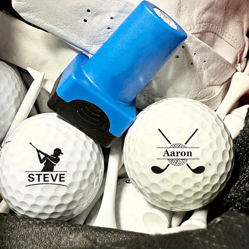 

Custom Golf Ball Stamp - Quick-dry, Waterproof Personalized Marker With Self-inking Design & Construction - Perfect Gift For Golf Enthusiasts