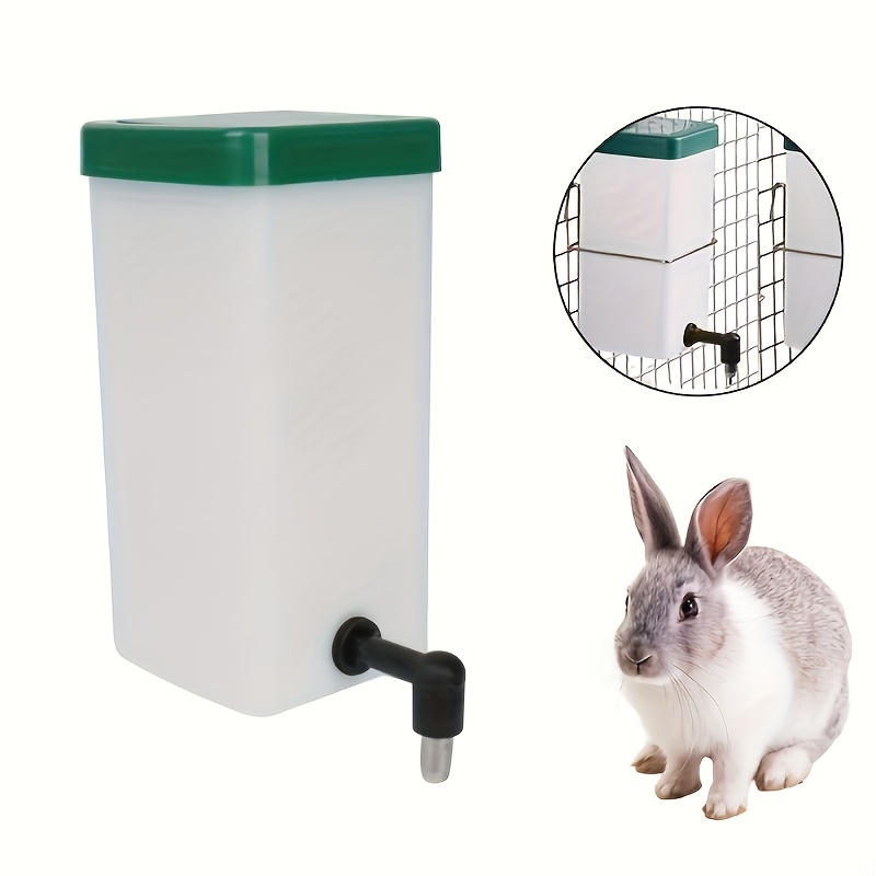 

Portable Hanging Automatic Water Dispenser For Small Pets - 600ml/1000ml, Ideal For Rabbits & More Rabbit Water Dispenser