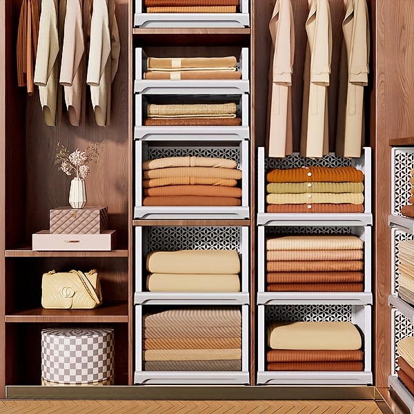 faltbare schrank organizer aufbewahrungsbox stapelbarer