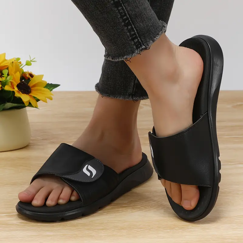 womens orthopedic slide sandals with adjustable hook and loop strap toe arch support shoes for casual wear beach and everyday use everyday footwear stylish fisherman footwear comfortable eva Product details 8