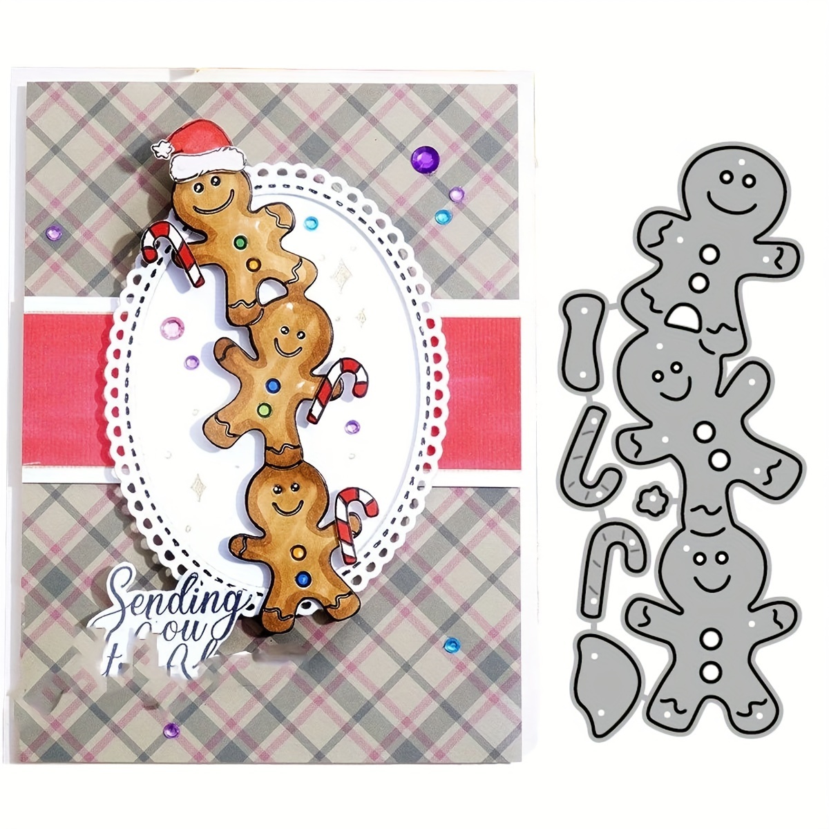 

Snowman Metal Cutting Die - 1pc, Silvery- For Diy Scrapbooking, & Crafts - For Decorations