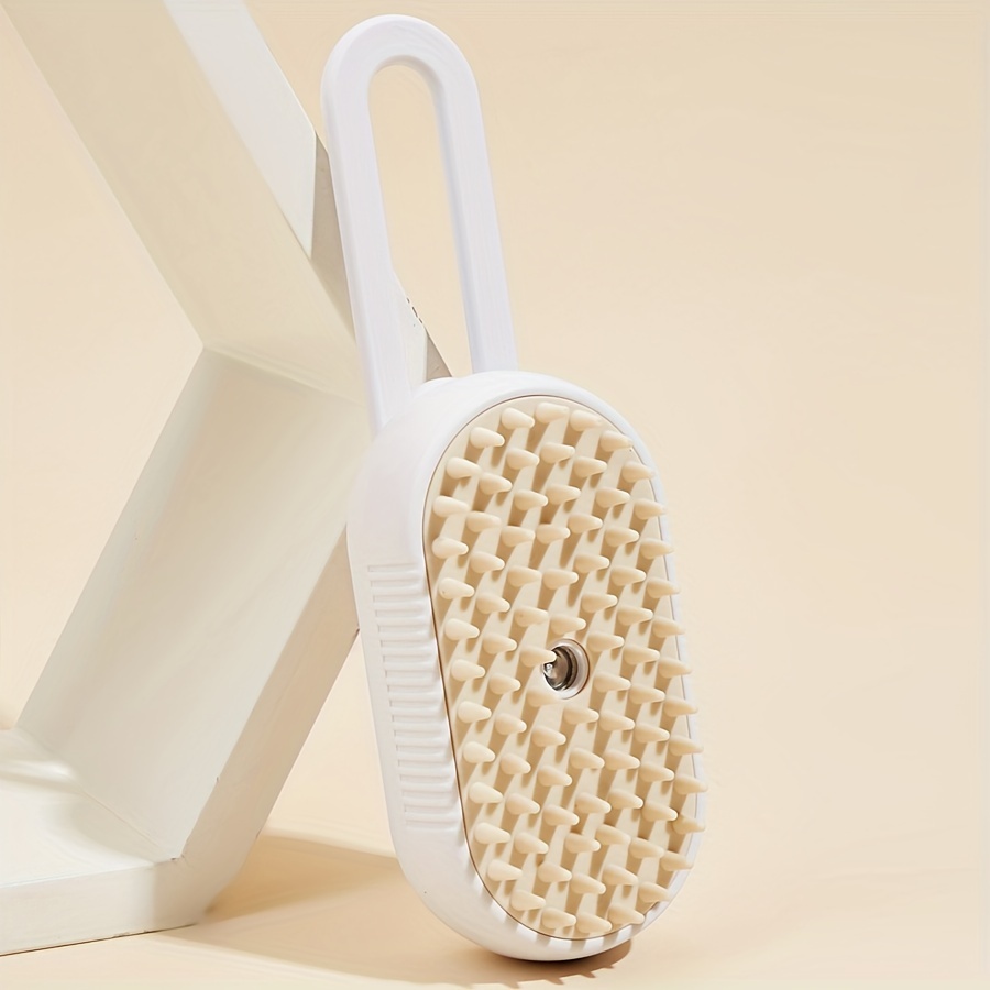 TEMU 1 Pet Automatic Spray Hair Removal Anti-static Massage Comb Suitable For Cat And Dog Hair Brushing And Hair Cleaning