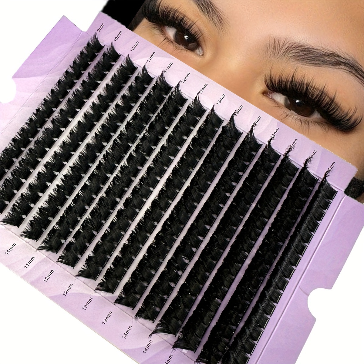 

224 Bundles Of 160d Mink Eyelashes 0.05mm/0.07mm Fine Eyelashes D/dd Extension 3d Personal Eyelash Group Makeup Black Eyelashes 9mm-16mm Mixed Length