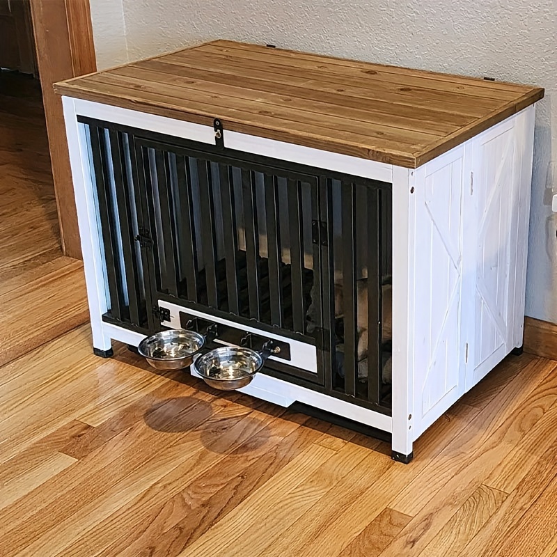 Dog Crate Furniture For Medium Dogs 33-Inch Wood Dog Crate