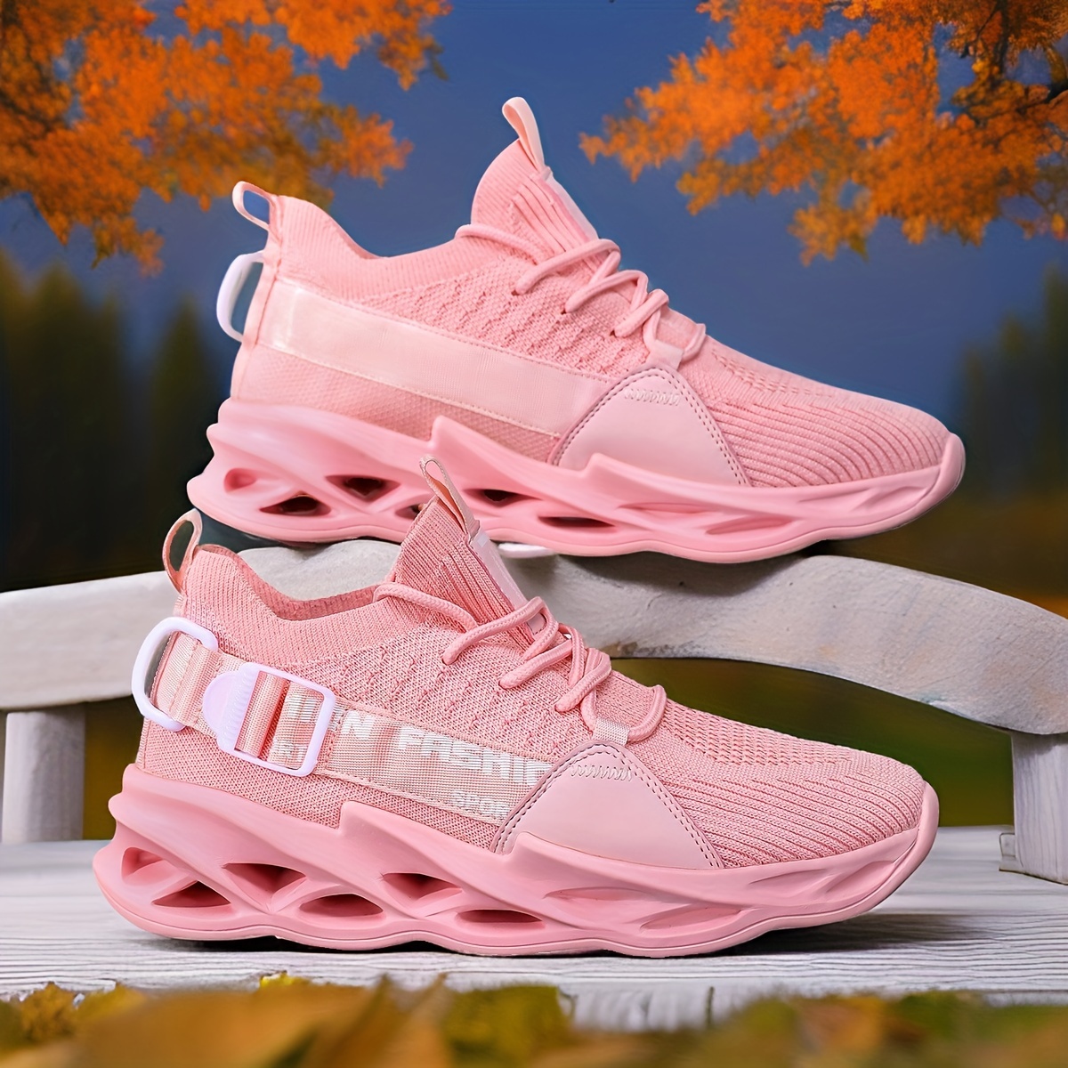 pink sneakers women sold on Temu United States