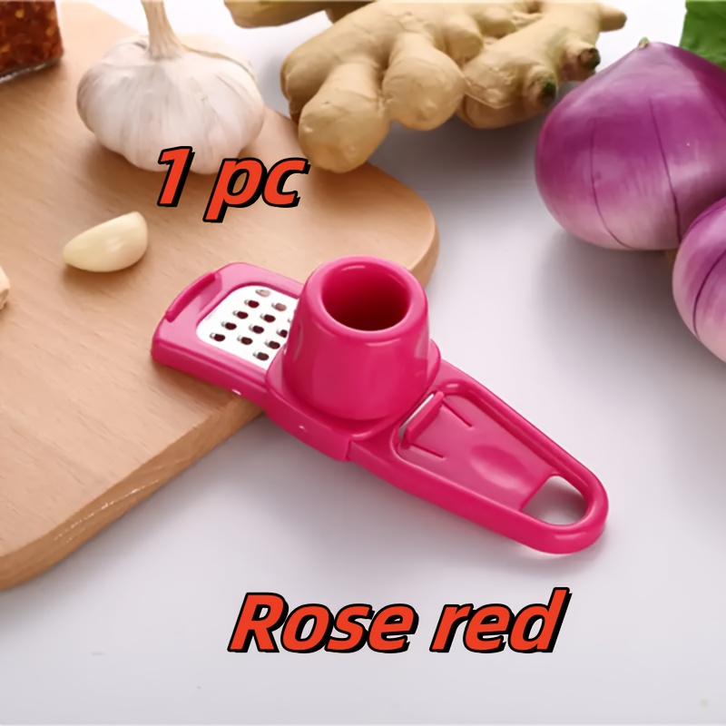 1pc / 2pcs Garlic Press Multifunctional Ginger Garlic Grinding Cooking Tool Kitchen Essential