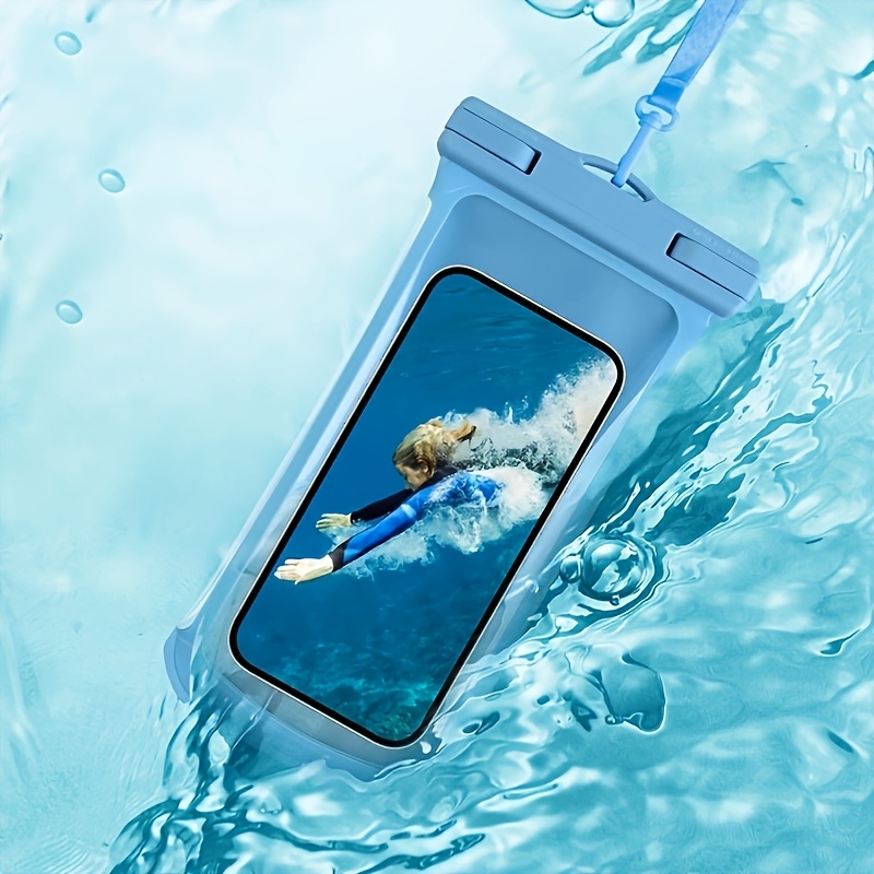 1/2/4pcs IP65 Waterproof Bag Secure-Lock Thick Cushion For 7-inch Phones Swimming Surfing Beach Cruises Skiing Outdoor Sports_voghion.com
