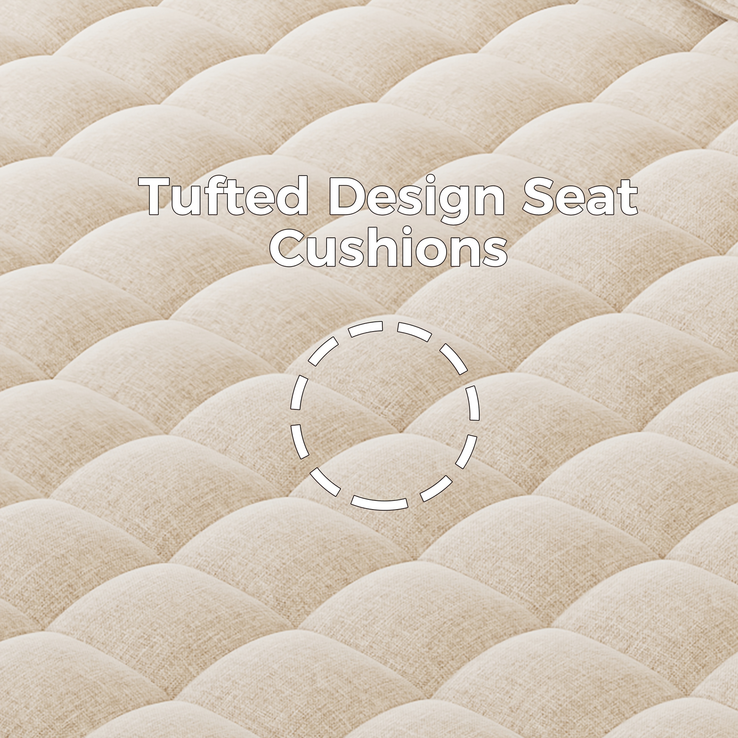 1 Modern Cotton And Linen Convertible Sofa Bed with 5 Adjustable Backs, Adjustable Height Pillows - Living Room Recliner, Single Or Double Use, Living Room Furniture Sofa | Neutral Home Decor | Wood Frame Sofa (Beige/Coffee)