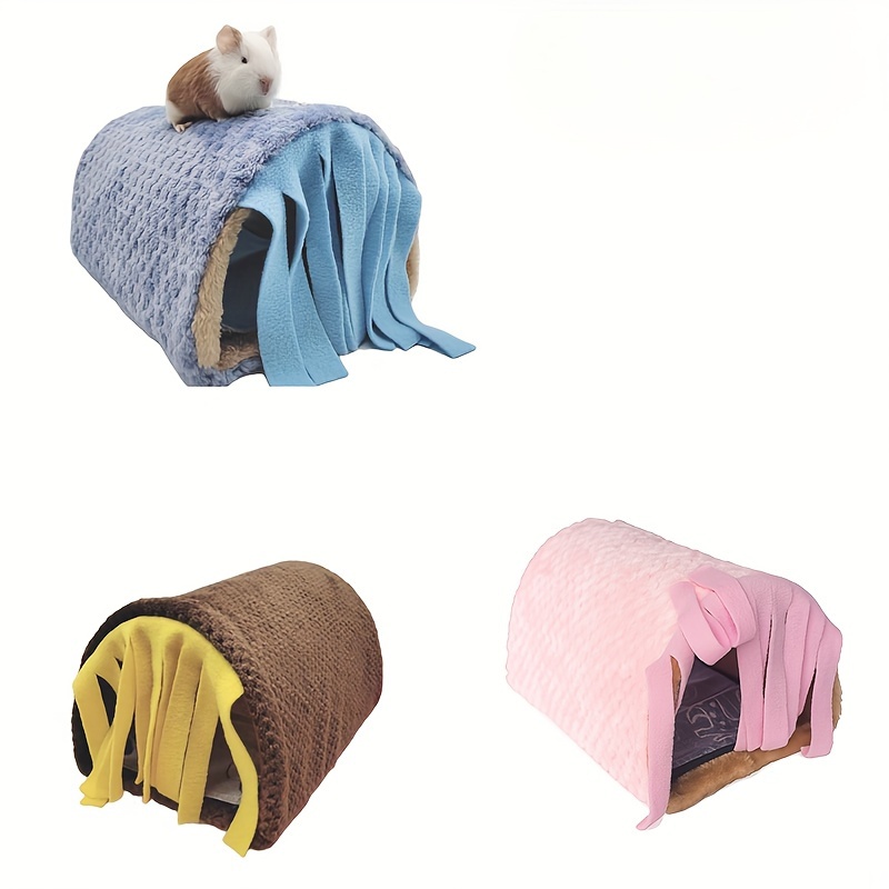 

Guinea Pig Fleece , Small Animal Pipe And Tunnel Bedding, Washable Play & Resting Habitat, Pet Accessories For Rat, Hamster, Hedgehog, Chinchilla - Multiple Colors