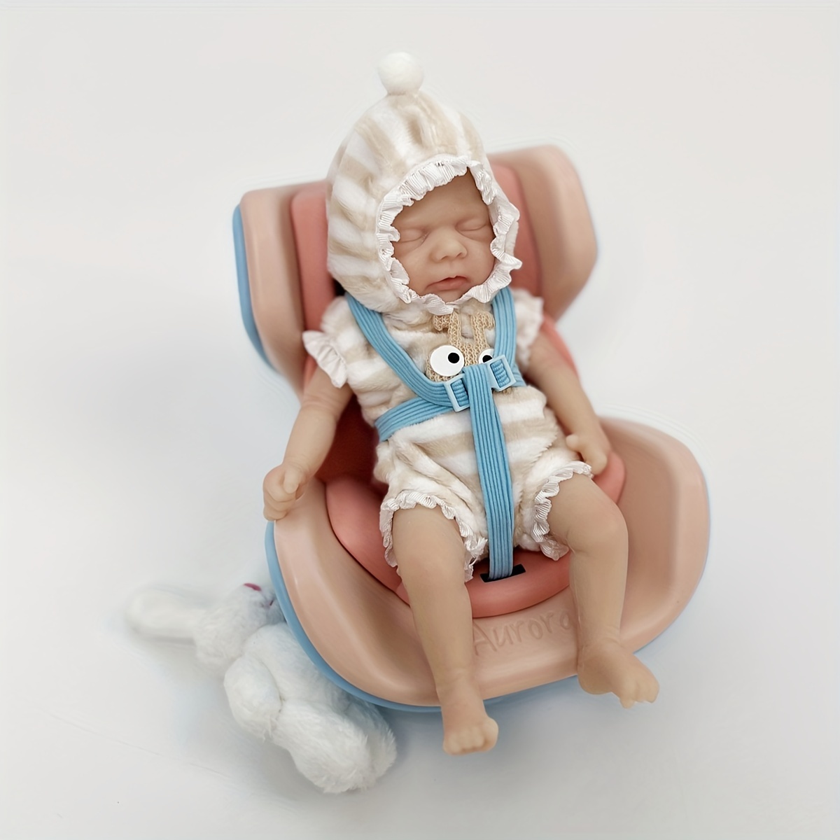 Twin Miniature * *olls, Handcrafted Silicone, Surprise Accessories  Included, for Children * 3-* - Realistic Newborn *