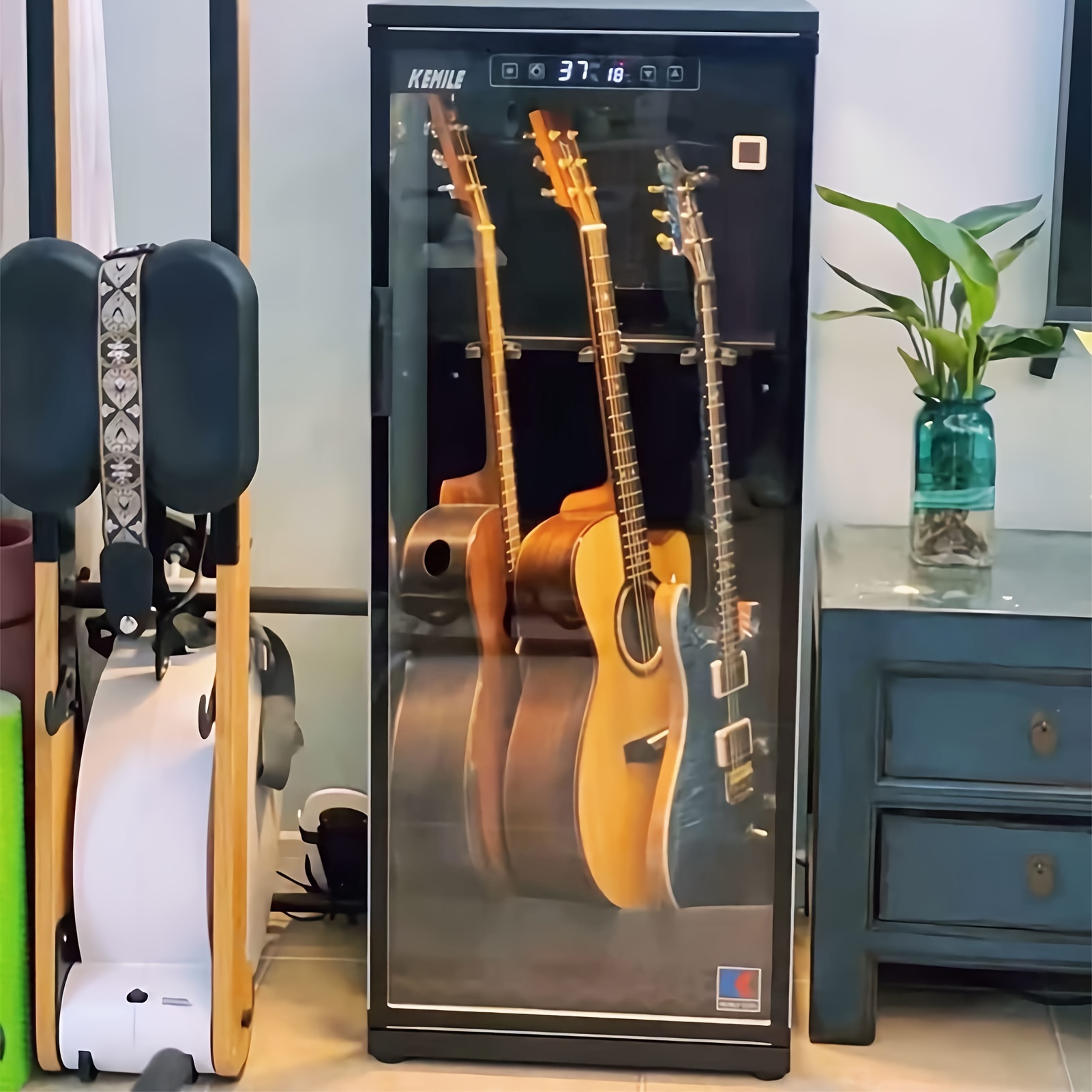 Guitar Display Case Guitar Humidifiers Humidification Temu
