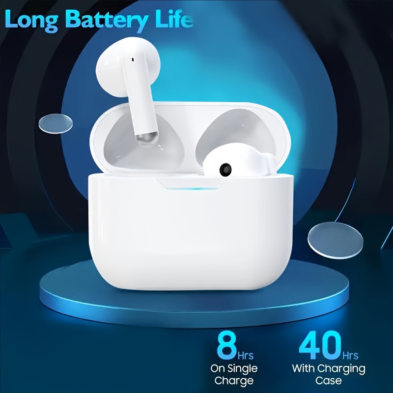 

Wireless Earphones, , , Wireless 5.3 Latency Connection And , 48hrs Long Battery , , Enc Reduction, .