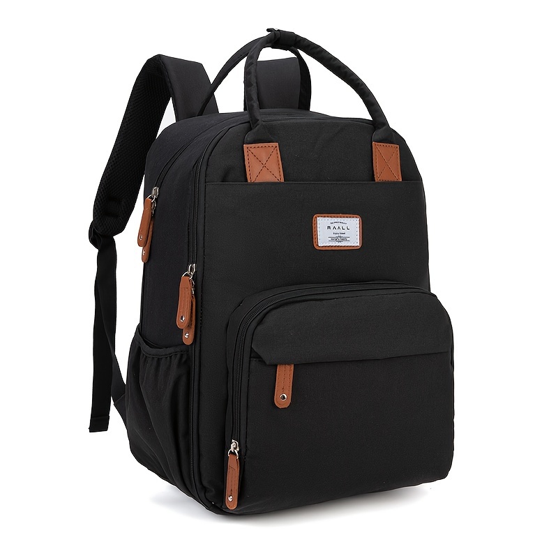 Multifunctional Travel Backpack Diaper Bag Diaper Changing Bag, Large Capacity, Fashion Hand Carry Double Shoulder Mommy Bag