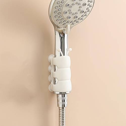white blue for caterpillar shower bracket universal shower suction cup nozzle base hanging shower head bracket bathroom universal no drill mobile fixed seat